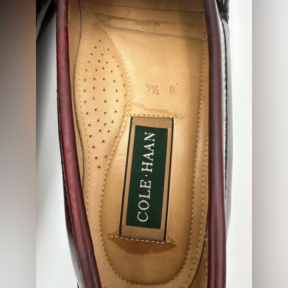 COLE HAAN VINTAGE PINCH PENNY LOAFER SHOES MENS SIZE 9.5 OXBLOOD BURGUNDY RED main image 7
